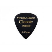 GP-07/075 Celluloid Vintage Classic Black Медиаторы 50шт, толщина 0.75мм, Pickboy