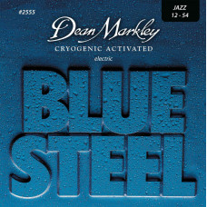 DM2555 Blue Steel Комплект струн для электрогитары, никелированные, 12-54, Dean Markley
