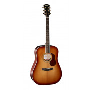 Gold-D8-LB Gold Series Акустическая гитара, санберст, с чехлом, Cort