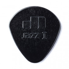 47R1S Jazz I Медиаторы, 24шт, круглый кончик, нейлон, черные, Dunlop