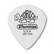 478P.88 Tortex White Jazz III Медиаторы 12шт, толщина 0,88мм, Dunlop