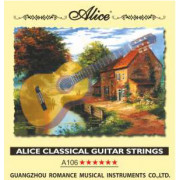A106-6 Струна гитарная №6 нейлон/медь, Alice