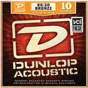 DAB1048 Комплект струн для акустической гитары, бронза 80/20, Extra Light, 10-48, Dunlop