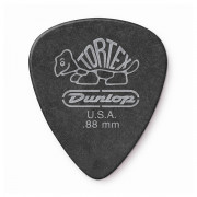 488R.88 Tortex Pitch Black Standard Медиаторы 72шт, толщина 0,88мм, Dunlop