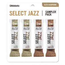 DSJ-J2M Select Jazz Набор тростей для саксофона альт, размер 2M-2H, 4шт, Rico