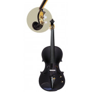 V100E-BK Electric Скрипка со звукоснимателем, размер 4/4, черная, Hora