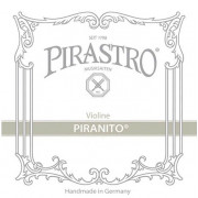 615000 Piranito Комплект струн для скрипки размером 4/4, металл, Pirastro