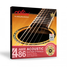 AWR486-XL Комплект струн для акустической гитары, фосфорная бронза, 10-47, Alice