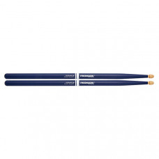 RBH595AW-BLUE 5B Rebound Барабанные палочки, синие, смещенный баланс, орех гикори, ProMark
