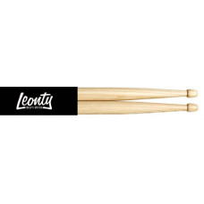 LH5A Hickory Natural 5A Барабанные палочки, орех, деревянный наконечник, Leonty