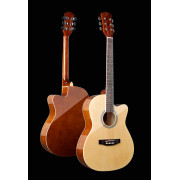 FFG-3039-NAT Акустическая гитара, с вырезом, цвет натуральный, Foix