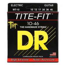 MT-10 Tite-Fit Комплект струн для электрогитары, никелированные, Medium, 10-46, DR