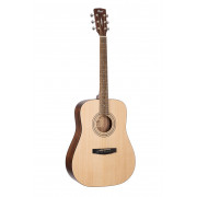 Earth60-WBAG-OP Earth Series Акустическая гитара, цвет натуральный, с чехлом, Cort