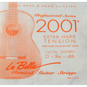2004XH Отдельная 4-я струна для гитары посеребреная La Bella