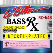 RX-N4B RX – Nickel Комплект струн для бас-гитары, никелированные, 45-100, La Bella