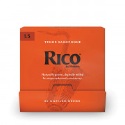 RKA0115-B25 Rico Трости для саксофона тенор, размер 1.5, 25шт в индивидуальной упаковке, Rico