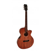 SFX-MEM-OP SFX Series Электро-акустическая гитара, с вырезом, цвет натуральный, Cort