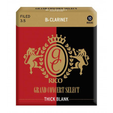 RGT10BCL350 Grand Concert Select Thick Blank Трости для кларнета Bb, размер 3.5, 10шт, Rico