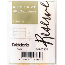 DJR02305 Reserve Трости для саксофона альт, размер 3.0+, 2шт., Rico