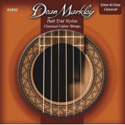 DM2802 Комплект струн для классической гитары, посеребренные, шарик на конце, Dean Markley