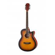 Акустическая гитара Foix 40'', с вырезом, цвет санберст (FFG-2040C-SB) 
