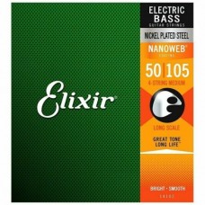 Струны Elixir NanoWeb Bass 50-105 (14102)