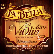 630-3/4 Комплект струн для скрипки размером 3/4, сталь, La Bella