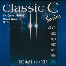 CC124 Classic C Комплект струн для классической гитары, 24-46, Thomastik