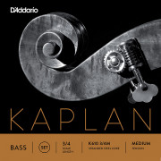 K610-3/4M Kaplan Комплект струн для контрабаса размером 3/4, среднее натяжение, D'Addario