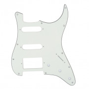 MX0312 Защитная накладка электрогитары Fender Stratocaster, 3 слоя, белая, Musiclily