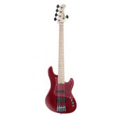 GB75JH-TR GB Series Бас-гитара, 5-струнная, красная, Cort