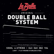 S500L Double Ball Комплект струн для бас-гитары, сталь, 43-104, La Bella