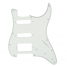 Панель (pickguard) Musiclily для стратокастера серий Modern Style, H-S-S, трехслойная, белая (MX0312) 