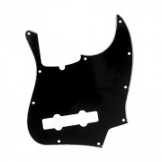 MX1393BK Защитная накладка 5-струнной бас-гитары Jazz Bass, 3 слоя, черная, Musiclily