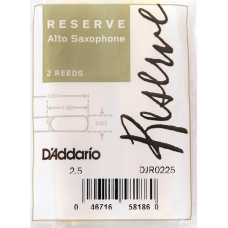 DJR0225 Reserve Трости для саксофона альт, размер 2.5, 2шт., Rico