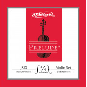 J810-4/4M-B10 Prelude Струны для скрипок размером 4/4, среднее натяжение, 10 комплектов, D'Addario