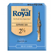 RIB1025 Rico Royal Трости для саксофона-сопрано, размер 2.5, 10шт в упаковке Rico