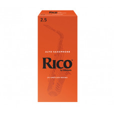 RJA2525 Rico Трости для саксофона альт, размер 2.5, 25шт, Rico