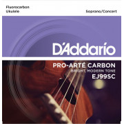 EJ99SC Pro-Arte Carbon Комплект струн для укулеле сопрано/концертного, D'Addario