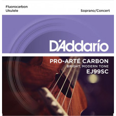 EJ99SC Pro-Arte Carbon Комплект струн для укулеле сопрано/концертного, D'Addario