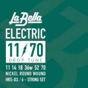 Cтруны La Bella для электрогитары 011-070 (HRS-D3) 