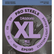 Струны D'Addario Pro Steels Bass 40-100 (EPS190)