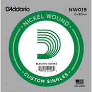 NW019 Nickel Wound Отдельная струна для электрогитары, .019, D'Addario