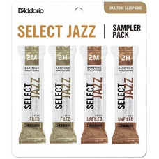 DSJ-L2M Select Jazz Набор тростей для саксофона баритон, размер 2M-2H, 4шт, Rico