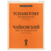 J0057 Чайковский П. И. Шесть романсов: Соч. 25. (ЧС 226-231), издательство 