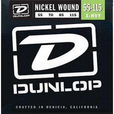 Струны Dunlop Nickel-Plated Steel Extra Heavy Bass 55-115 (DBN55115)