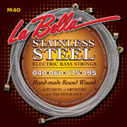 M40 Комплект струн для 4-струнной бас-гитары 40-95 La Bella