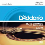 Струны D'Addario American Bronze 85/15 Acoustic 11-52 (EZ910)