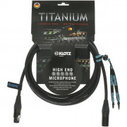 TI-M0500 Titanium Кабель микрофонный, 5м, XLR, Klotz