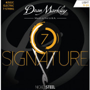 DM2502C Signature Light Комплект струн для 7-струнной электрогитары, никелирован., 9-54, Dean Markey